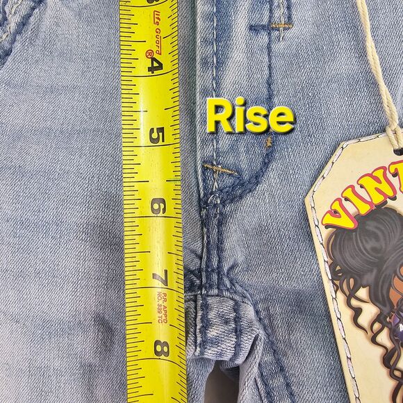 Vintage Almost Famous Distressed Skinny Jeans Light Wash Women's Size 0 - Picture 12 of 15